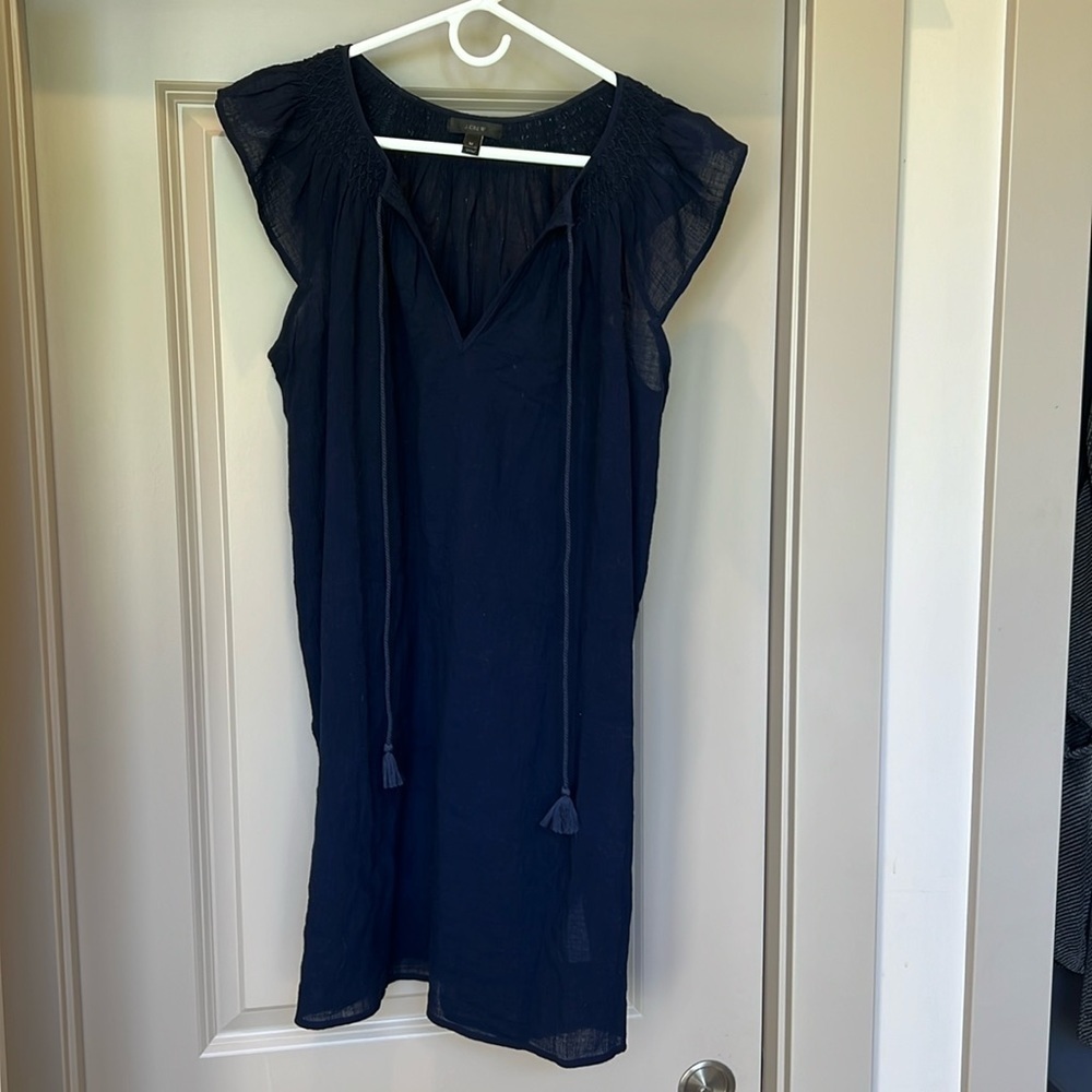 J. Crew navy blue summer dress, women’s sz M